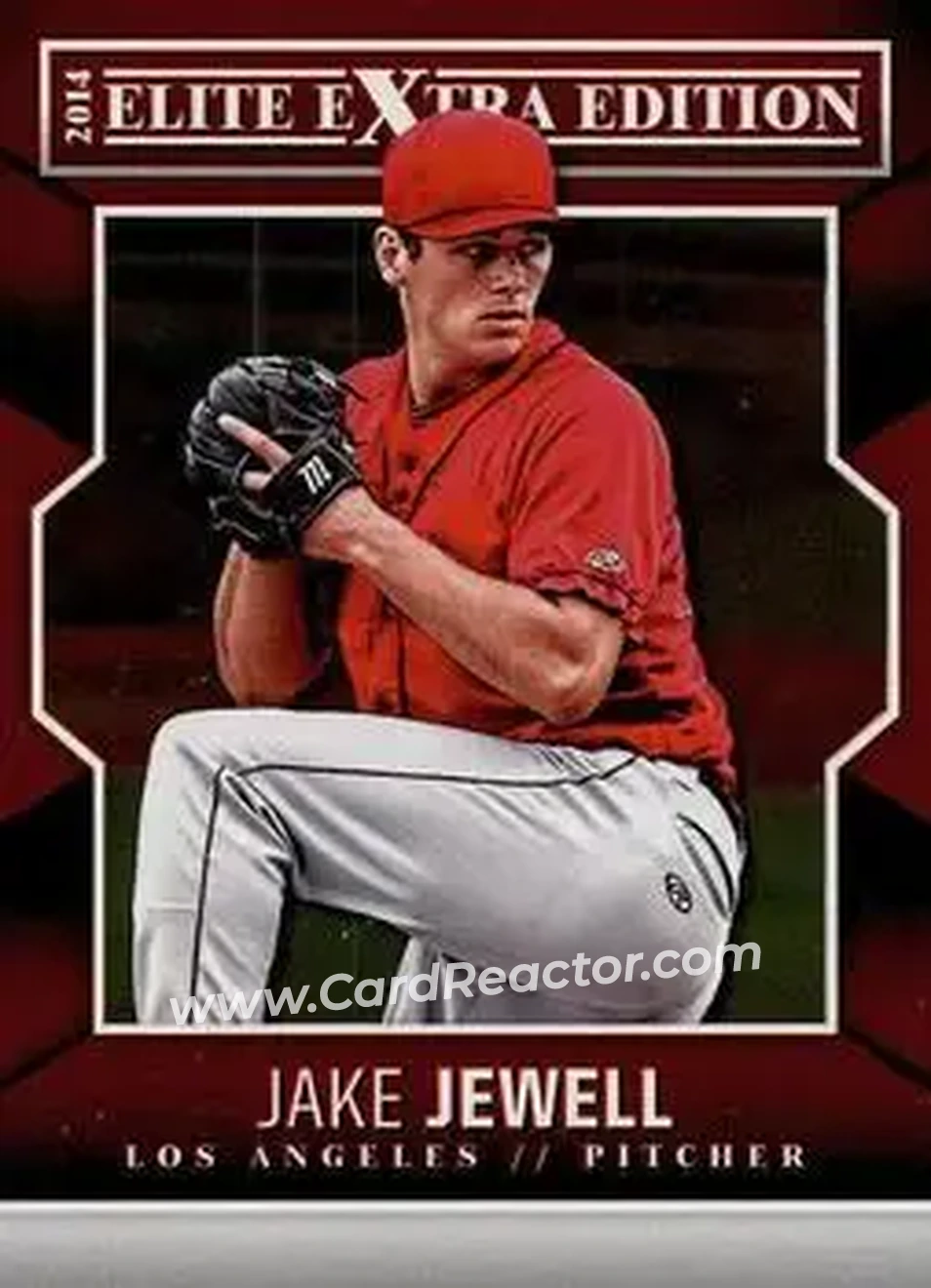 2014 Panini Elite Extra Edition #30 - Jake Jewell - Los Angeles Angels - Front