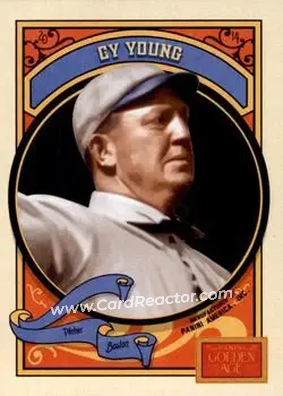 2014 Panini Golden Age #1 - Cy Young - Boston Red Sox - Front