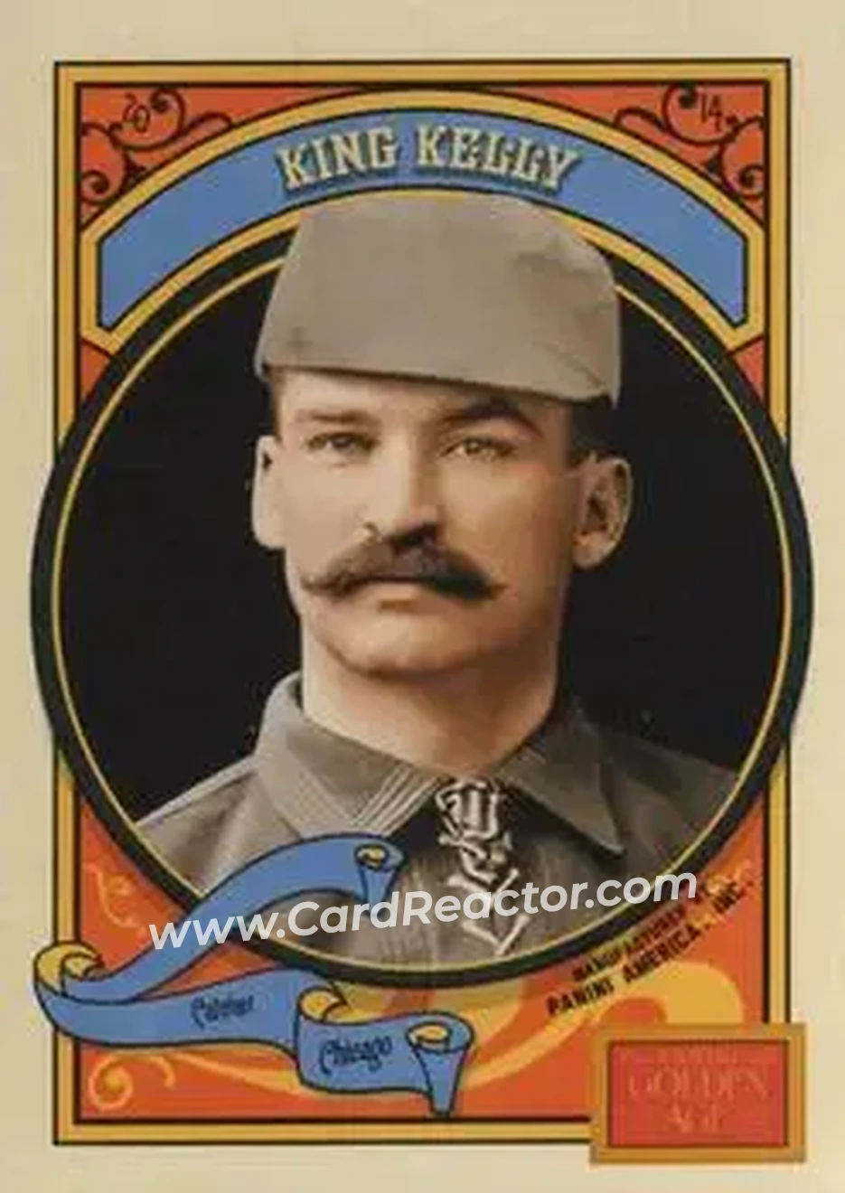 2014 Panini Golden Age #2 - King Kelly - Chicago White Stockings - Front 2014 Panini Golden Age #2 - King Kelly - Chicago White Stockings - Front