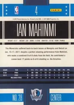 Back of Ian Mahinmi