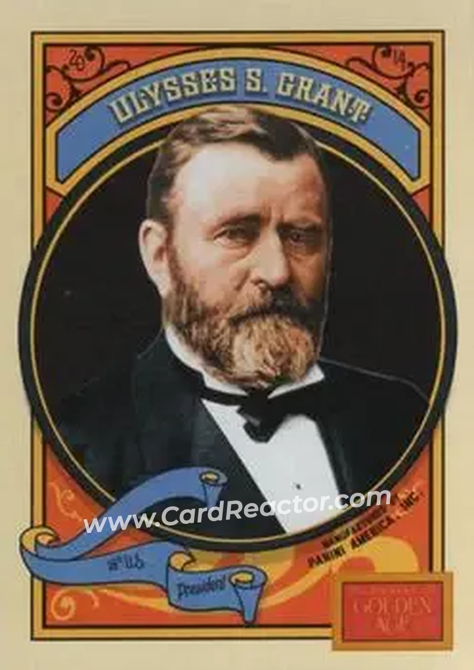 2014 Panini Golden Age #10 - Ulysses S. Grant - Front 2014 Panini Golden Age #10 - Ulysses S. Grant - Front