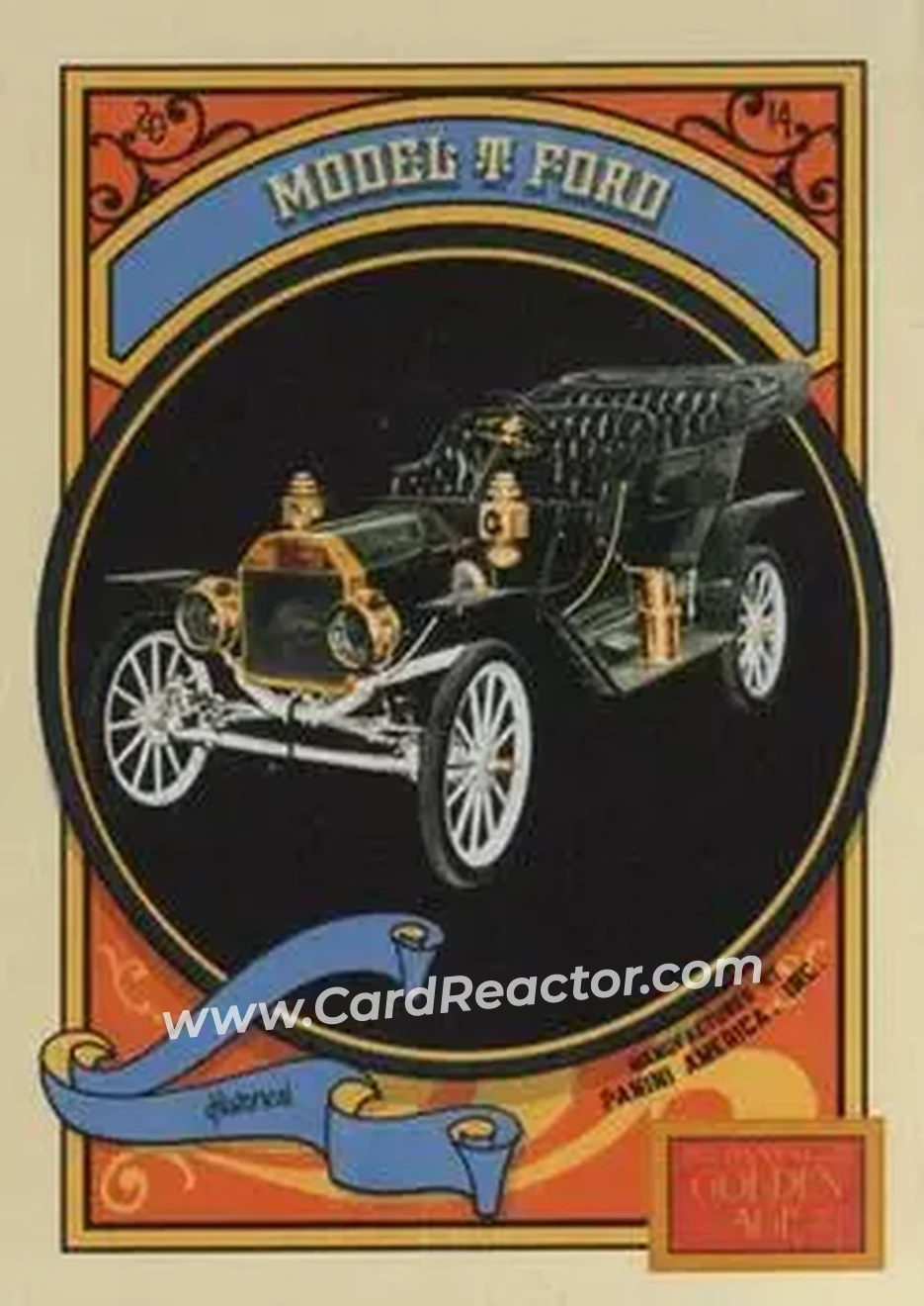 2014 Panini Golden Age #21 - Model T Ford - Front 2014 Panini Golden Age #21 - Model T Ford - Front