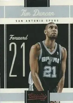 2010-11 Panini Classics #6 Tim Duncan