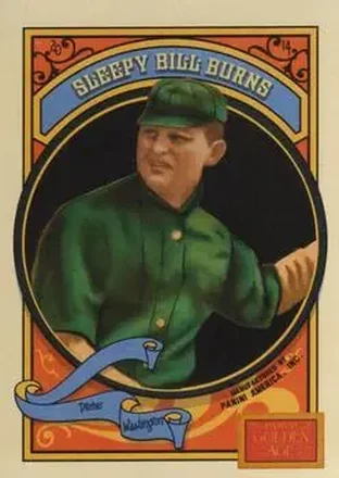 2014 Panini Golden Age #26 - Sleepy Bill Burns - Washington Senators