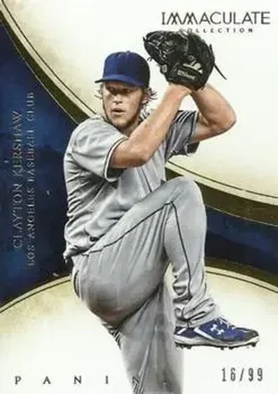 2014 Panini Immaculate Collection #5 - Clayton Kershaw - Los Angeles Dodgers