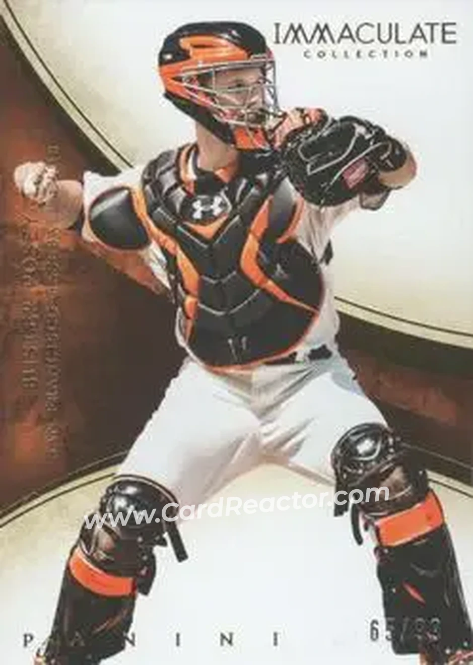 2014 Panini Immaculate Collection #8 - Buster Posey - San Francisco Giants - Front