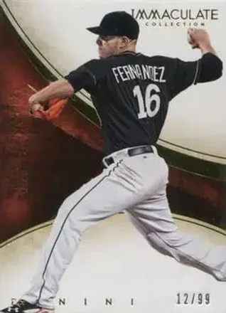 2014 Panini Immaculate Collection #10 - Jose Fernandez - Miami Marlins