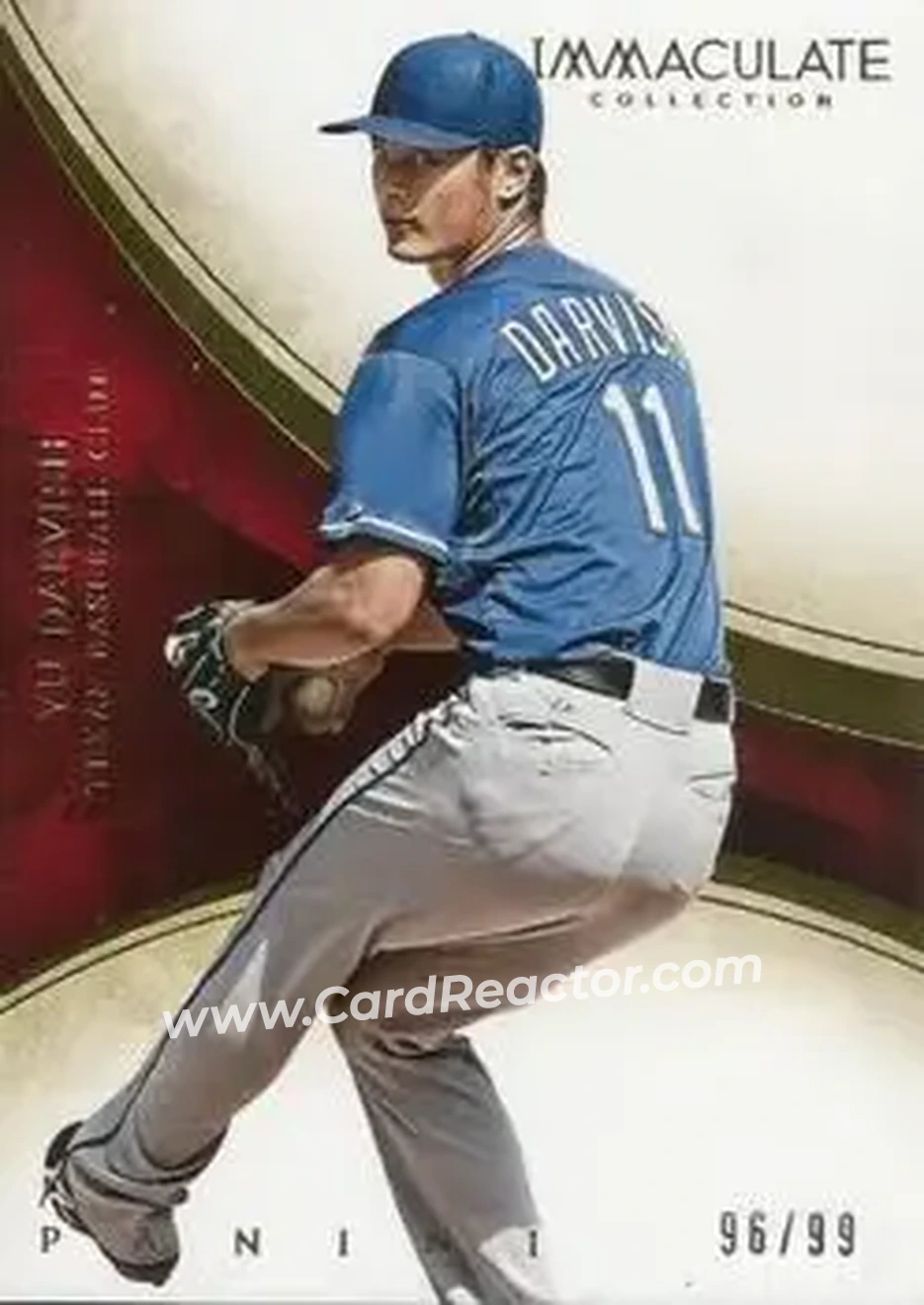 2014 Panini Immaculate Collection #13 - Yu Darvish - Texas Rangers - Front 2014 Panini Immaculate Collection #13 - Yu Darvish - Texas Rangers - Front