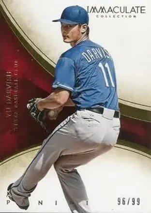 2014 Panini Immaculate Collection #13 - Yu Darvish - Texas Rangers