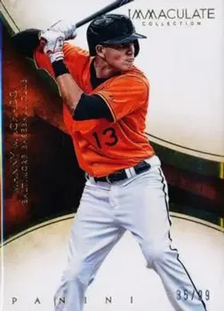 2014 Panini Immaculate Collection #14 - Manny Machado - Baltimore Orioles