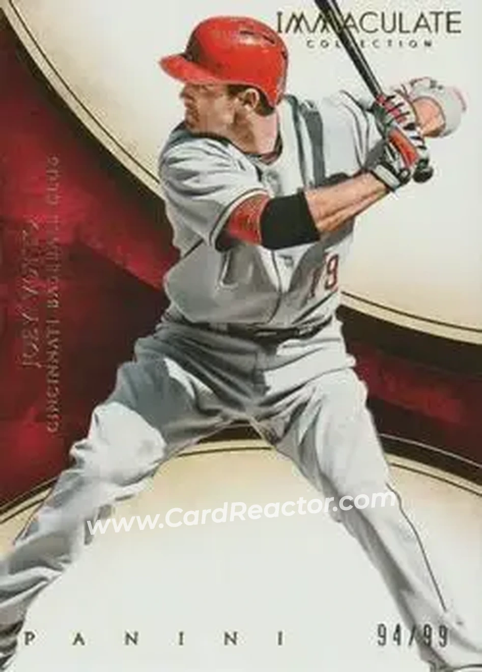 2014 Panini Immaculate Collection #26 - Joey Votto - Cincinnati Reds - Front