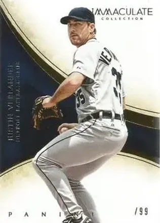 2014 Panini Immaculate Collection #37 - Justin Verlander - Detroit Tigers