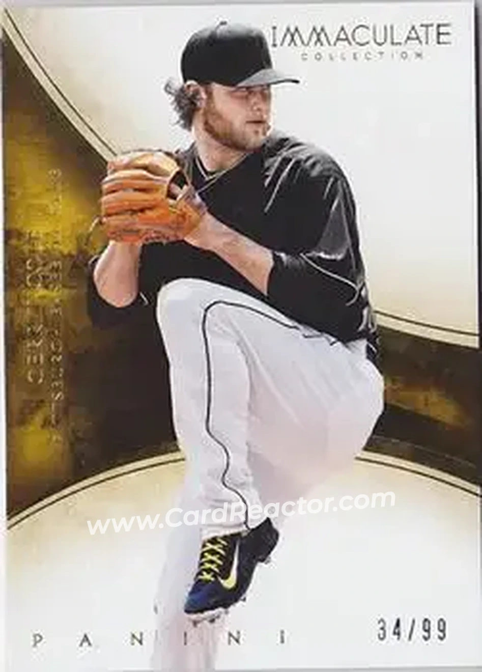 2014 Panini Immaculate Collection #40 - Gerrit Cole - Pittsburgh Pirates - Front