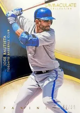 2014 Panini Immaculate Collection #42 - Jose Bautista - Toronto Blue Jays