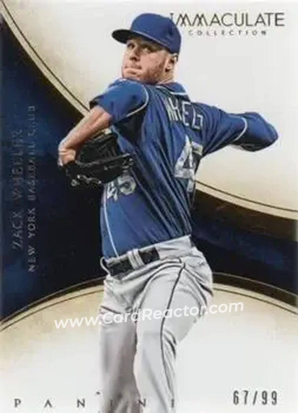 2014 Panini Immaculate Collection #48 - Zack Wheeler - New York Mets - Front