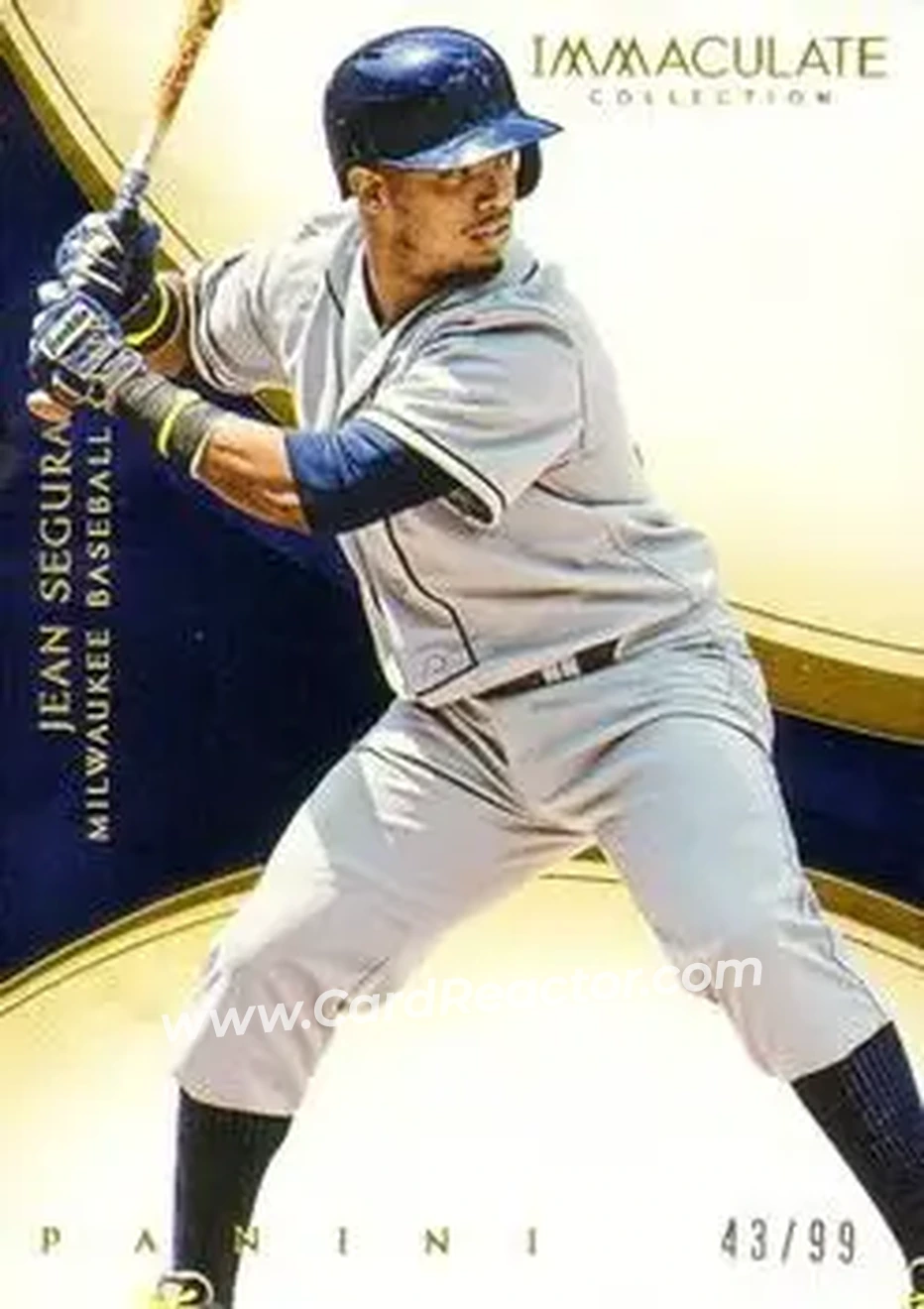 2014 Panini Immaculate Collection #50 - Jean Segura - Milwaukee Brewers - Front