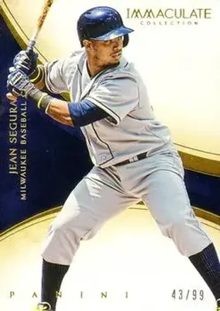 2014 Panini Immaculate Collection #50 - Jean Segura - Milwaukee Brewers