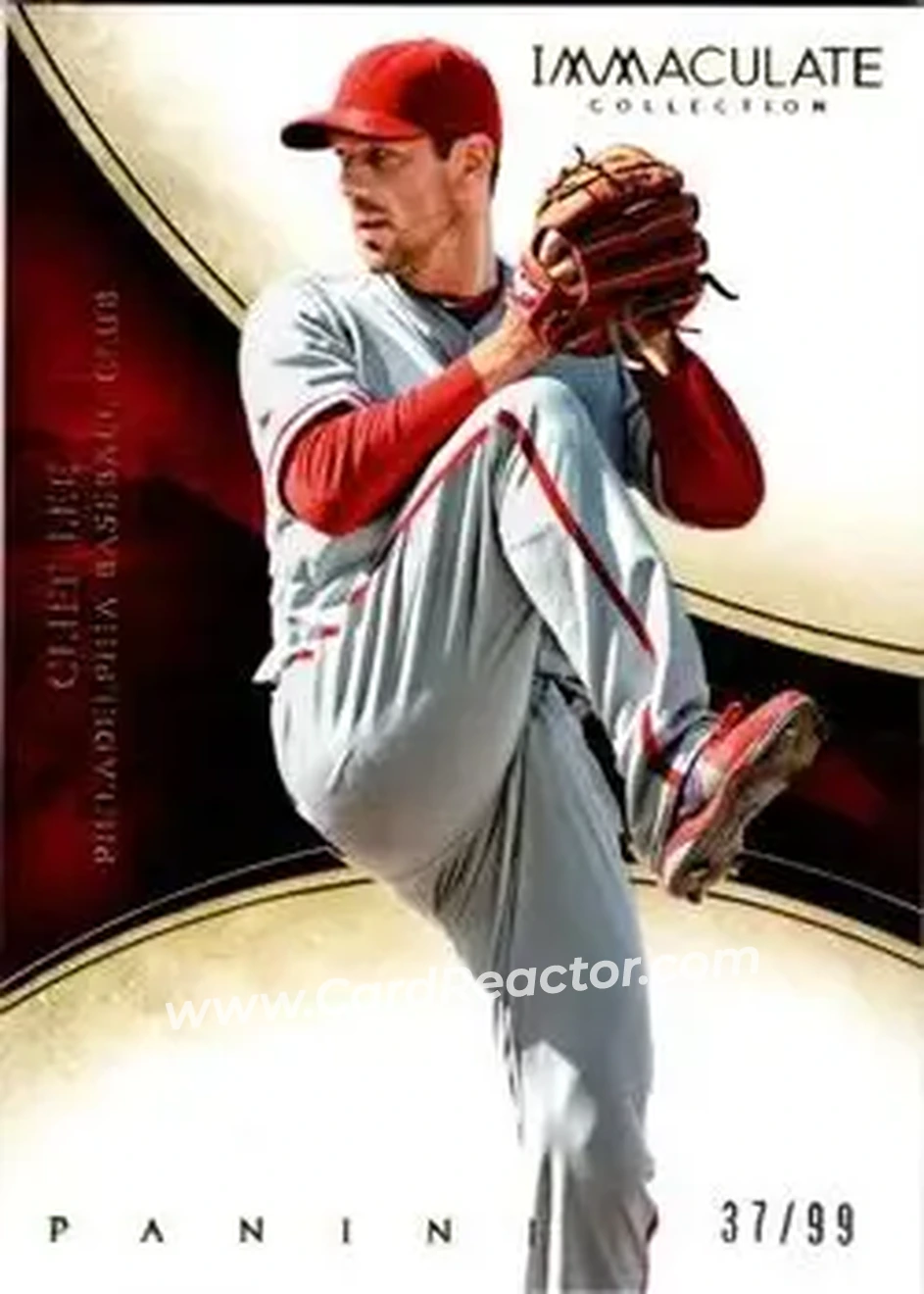 2014 Panini Immaculate Collection #62 - Cliff Lee - Philadelphia Phillies - Front 2014 Panini Immaculate Collection #62 - Cliff Lee - Philadelphia Phillies - Front