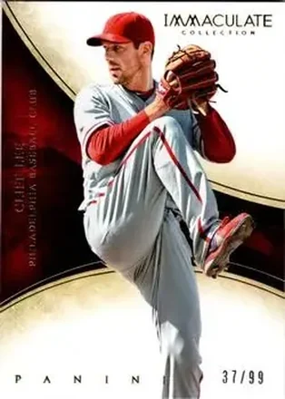 2014 Panini Immaculate Collection #62 - Cliff Lee - Philadelphia Phillies
