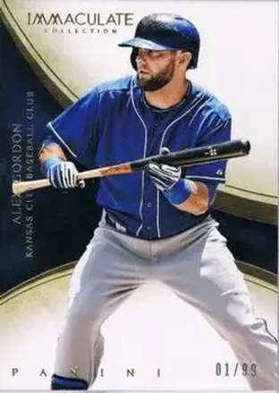 2014 Panini Immaculate Collection #70 - Alex Gordon - Kansas City Royals