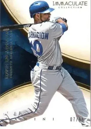 2014 Panini Immaculate Collection #71 - Edwin Encarnacion - Toronto Blue Jays