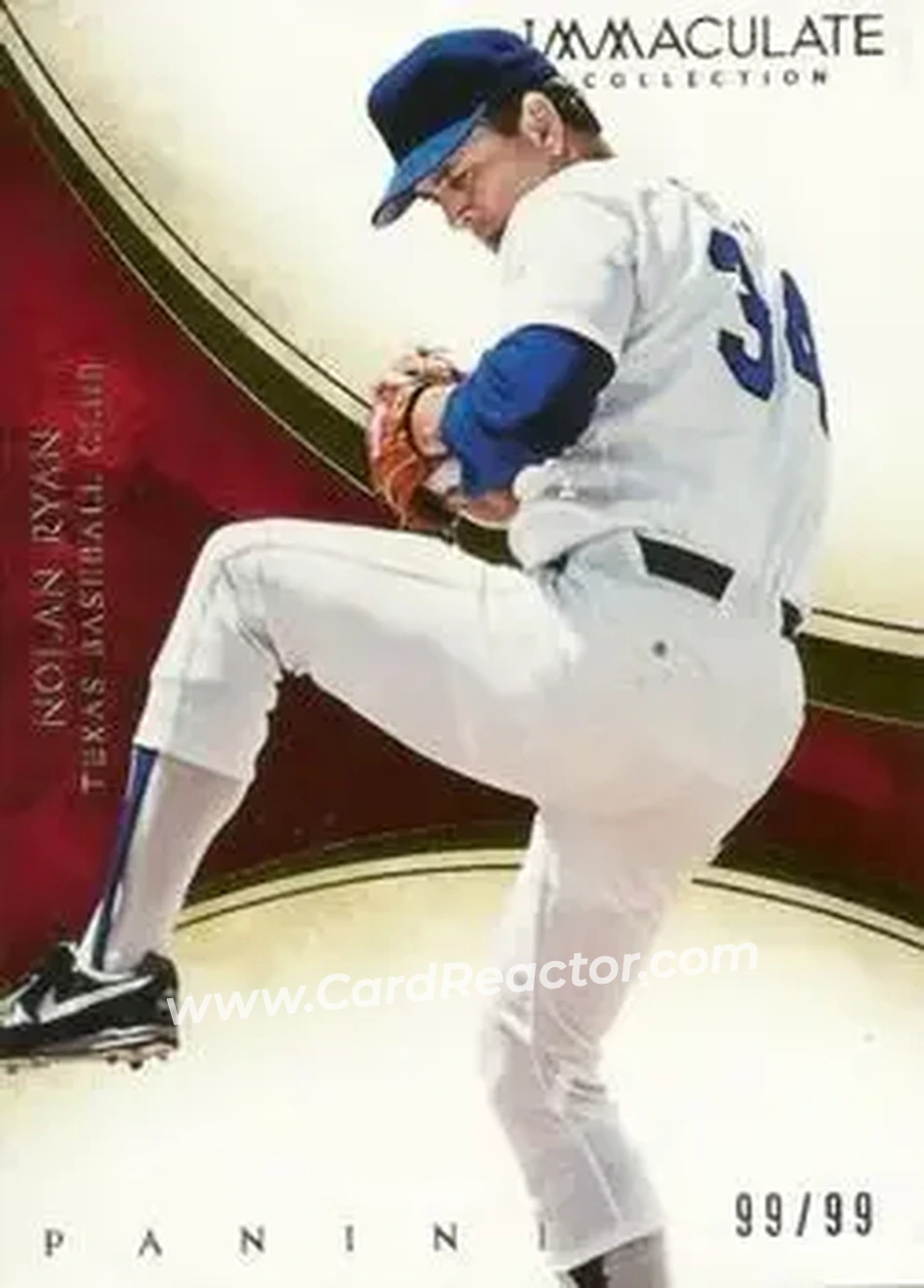 2014 Panini Immaculate Collection #99 - Nolan Ryan - Texas Rangers - Front