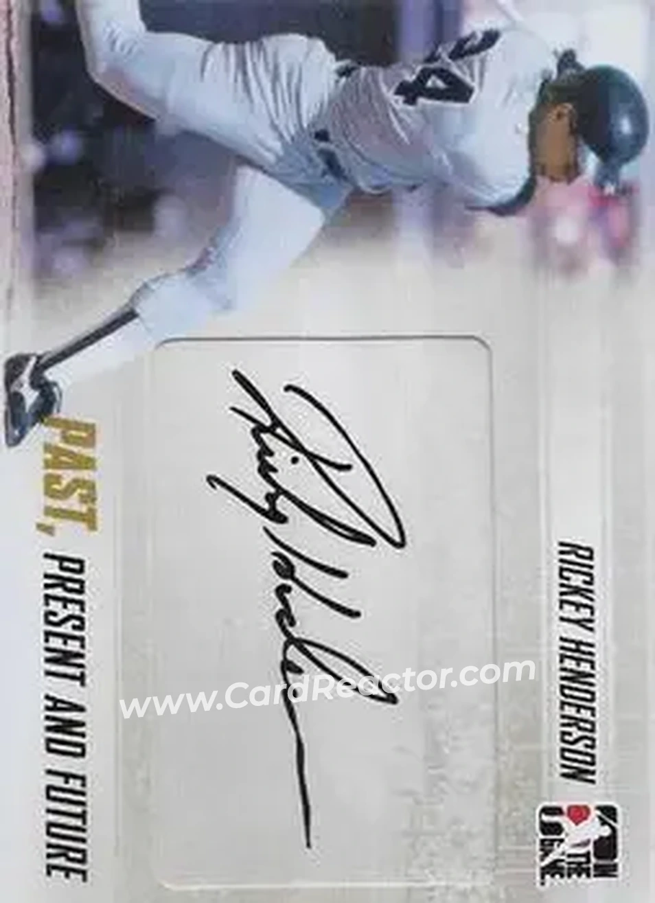 2014 In The Game Past, Present and Future #PPF-RH1 - Rickey Henderson - Front