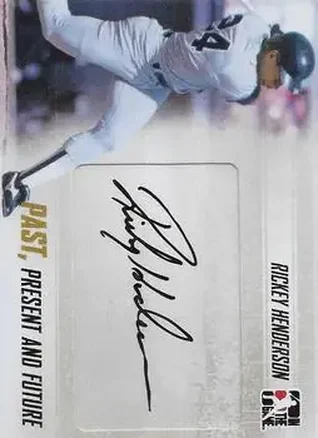 2014 In The Game Past, Present and Future #PPF-RH1 - Rickey Henderson