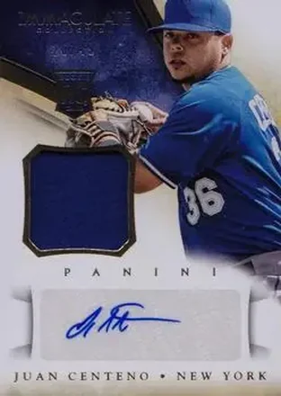 2014 Panini Immaculate Collection #104 - Juan Centeno - New York Mets