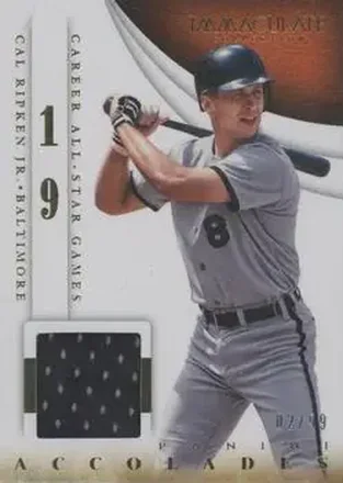 2014 Panini Immaculate Collection - Accolades Materials #20 - Cal Ripken - Baltimore Orioles