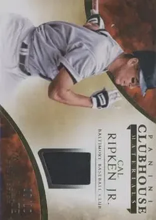 2014 Panini Immaculate Collection - Clubhouse Material #26 - Cal Ripken - Baltimore Orioles