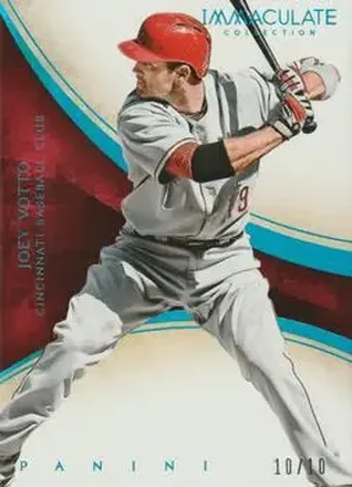 2014 Panini Immaculate Collection - Blue #26 - Joey Votto - Cincinnati Reds
