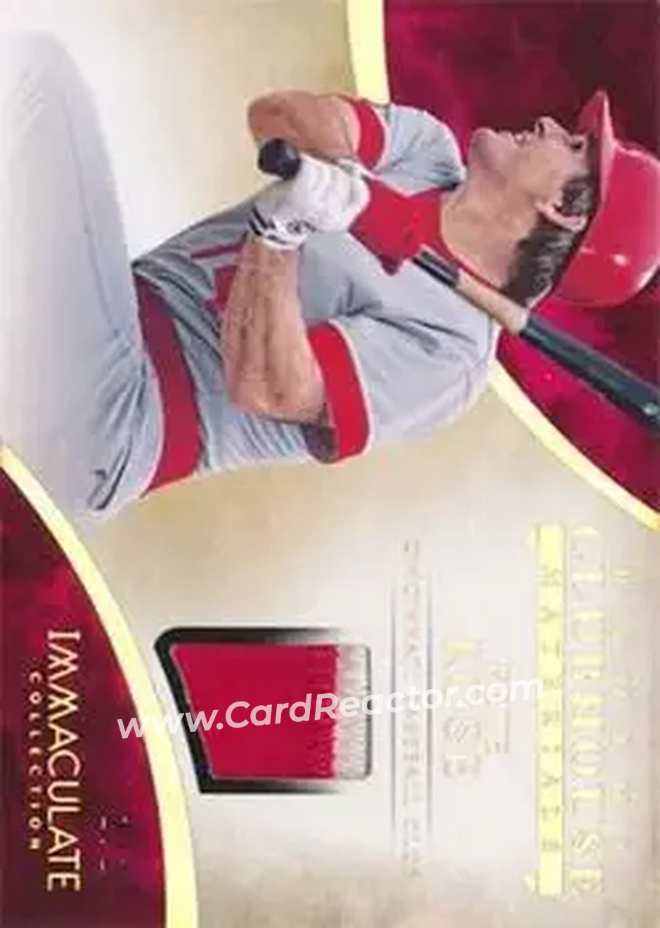 2014 Panini Immaculate Collection - Clubhouse Material Prime #11 - Pete Rose - Cincinnati Reds - Front