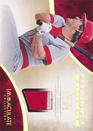 2014 Panini Immaculate Collection - Clubhouse Material Prime #11 - Pete Rose - Cincinnati Reds