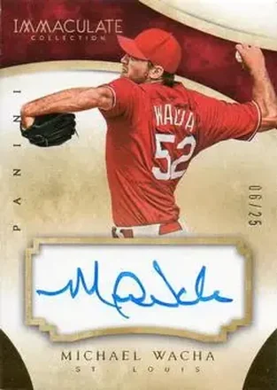 2014 Panini Immaculate Collection - Immaculate Autographs #49 - Michael Wacha - St. Louis Cardinals