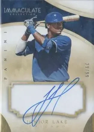 2014 Panini Immaculate Collection - Immaculate Autographs #51 - Junior Lake - Chicago Cubs