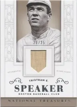 2014 Panini National Treasures #4 - Tris Speaker - Boston Red Sox