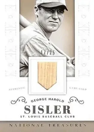 2014 Panini National Treasures #8 - George Sisler - St. Louis Browns