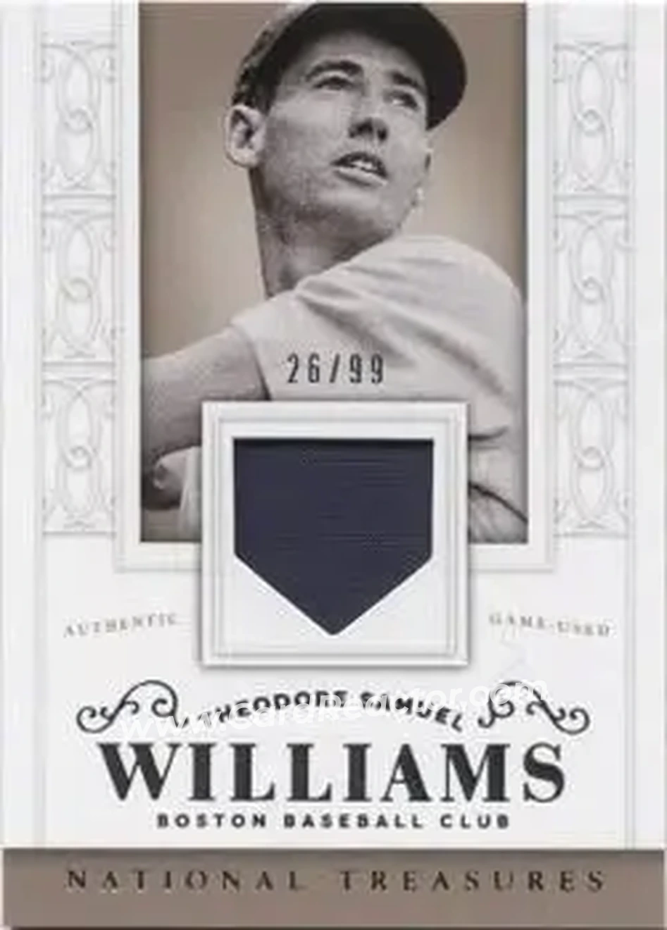 2014 Panini National Treasures #28 - Ted Williams - Boston Red Sox - Front