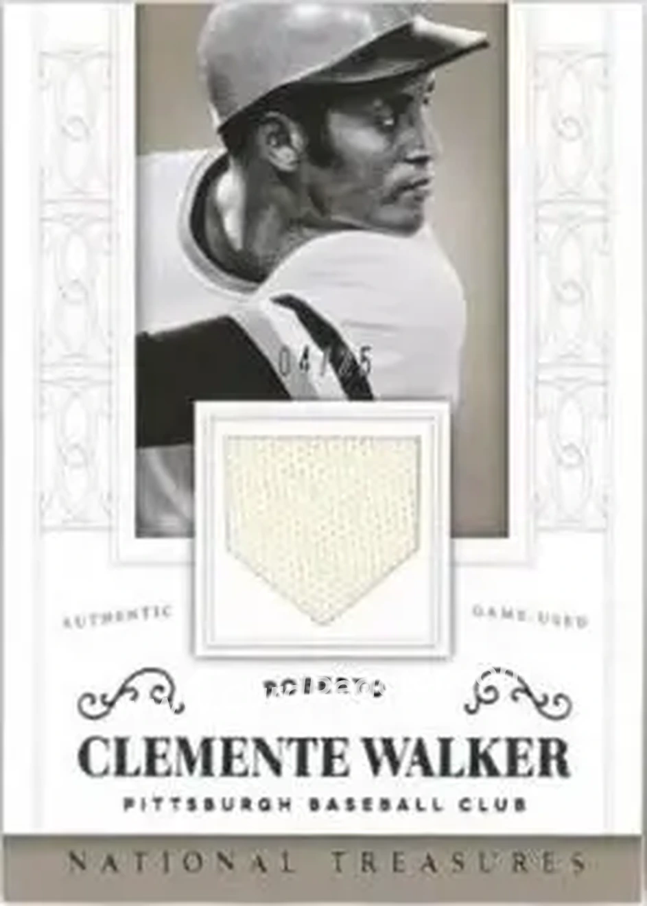 2014 Panini National Treasures #36 - Bob Clemente - Pittsburgh Pirates - Front