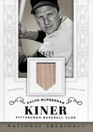 2014 Panini National Treasures #42 - Ralph Kiner - Pittsburgh Pirates