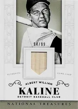 2014 Panini National Treasures #44 - Al Kaline - Detroit Tigers