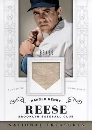 2014 Panini National Treasures #56 - Harold Reese - Brooklyn Dodgers