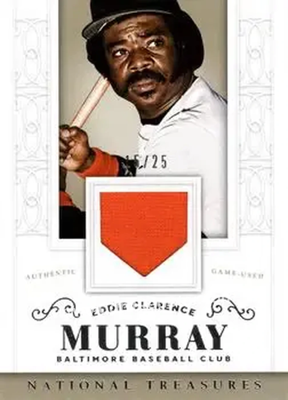 2014 Panini National Treasures #79 - Eddie Murray - Baltimore Orioles - Front 2014 Panini National Treasures #79 - Eddie Murray - Baltimore Orioles - Front