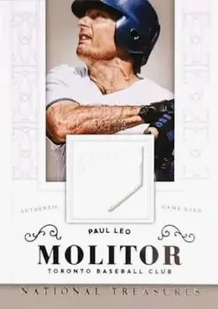 2014 Panini National Treasures #81 - Paul Molitor - Toronto Blue Jays