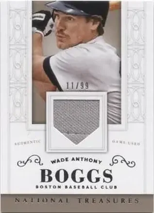 2014 Panini National Treasures #82 - Wade Boggs - Boston Red Sox