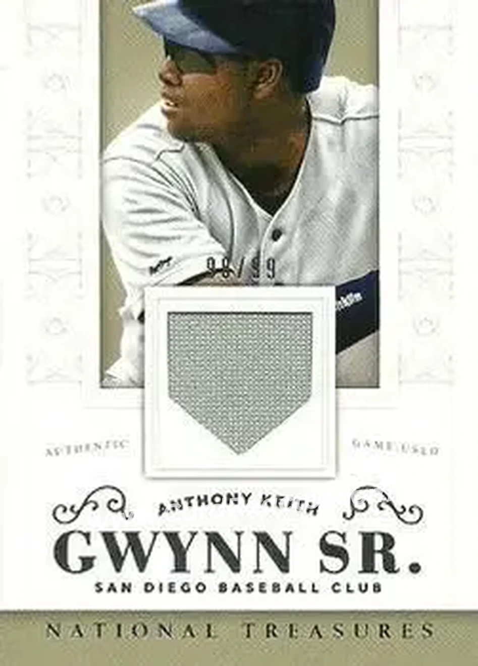 2014 Panini National Treasures #84 - Tony Gwynn - San Diego Padres - Front