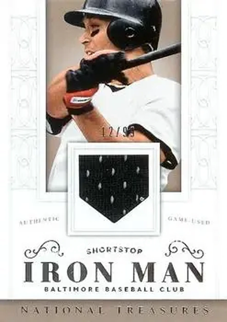 2014 Panini National Treasures #85 - Cal Ripken - Baltimore Orioles - Front 2014 Panini National Treasures #85 - Cal Ripken - Baltimore Orioles - Front