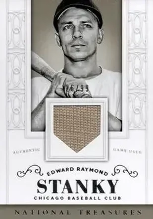 2014 Panini National Treasures #97 - Ed Stanky - Chicago Cubs