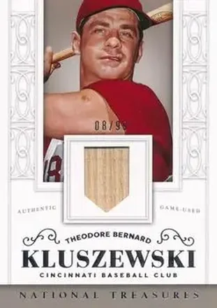 2014 Panini National Treasures #107 - Ted Kluszewski - Cincinnati Reds